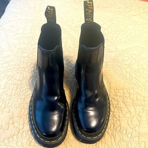 Dr. Marten’s Platform AirWair Chelsea Boots, Size 8